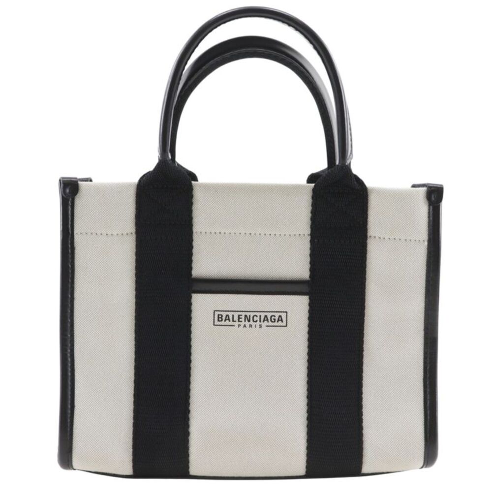 Balenciaga Hardware Canvas White Canvas Tote Bag Bag